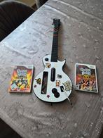 Guitar Hero Wii Gitaar + 2 Games, Muziek, Gebruikt, 1 speler, Eén computer