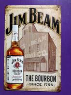 Jim Beam Bourbon bord. 30 bij 20 metaal, Ophalen of Verzenden, Zo goed als nieuw