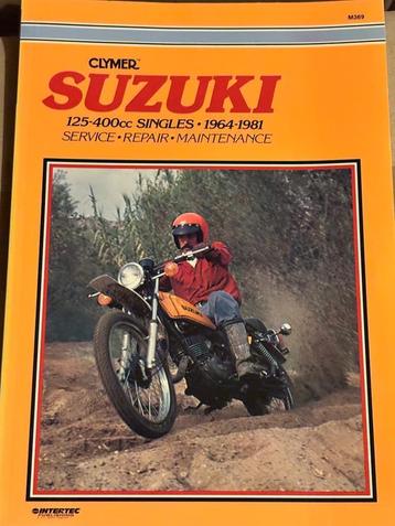 SUZUKI 125-400cc SINGLES 1964-1981 Haynes werkplaatshandboek beschikbaar voor biedingen