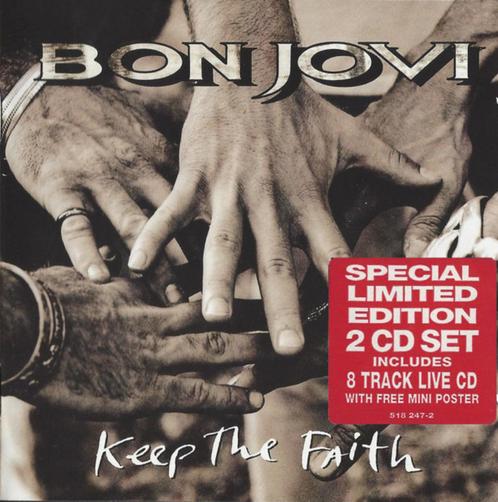 Bon Jovi – Keep The Faith 2XCD, Cd's en Dvd's, Cd's | Pop, Zo goed als nieuw, 1980 tot 2000, Verzenden