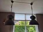 2 hanglampen industrieel betonlook, Ophalen, Zo goed als nieuw, Glas, 75 cm of meer