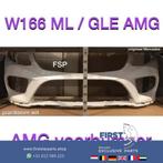 W166 ML GLE AMG Voorbumper Mercedes 2018 parelmoer wit PDC