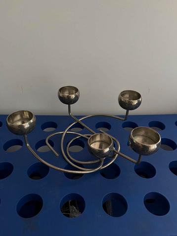 VERCHROOMDE DRAADKANDELAARS.. —. DESIGN. beschikbaar voor biedingen