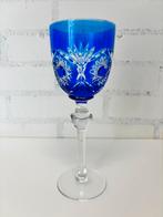 Antiek kristallen glas, cobalt, Antiek en Kunst, Antiek | Glas en Kristal, Ophalen of Verzenden