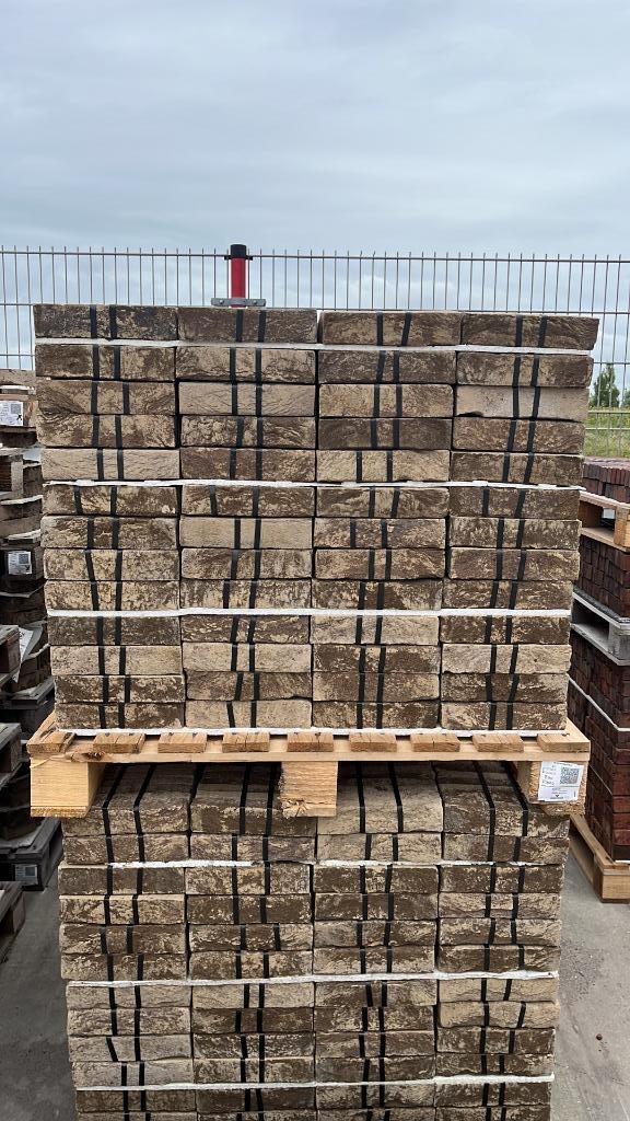 Steenstrips Waalformaat Handvorm 75m2, Doe-het-zelf en Verbouw, Metselstenen, Nieuw, Bakstenen, Ophalen