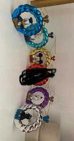 Disney kerstkransjes 5x, Verzamelen, Disney, Ophalen of Verzenden, Overige figuren, Nieuw, Beeldje of Figuurtje