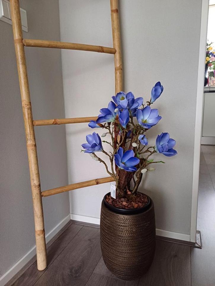 Kunst Magnolia 70cm - Voorjaarsbloem voor Binnen, Huis en Inrichting, Woonaccessoires | Kunstplanten en Kunstbloemen, Nieuw, Binnen