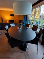Bert Plantagie Eetkamertafel met 6 Eetkamerstoelen, Ophalen, Gebruikt, Modern, 6 tot 8 stoelen