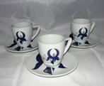 Nespresso Singatoba limited edition espresso kop en schotels, Verzamelen, Ophalen of Verzenden, Zo goed als nieuw, Porselein, Kop en/of schotel