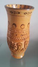 Mooi houtsnijwerk, design vaas., Ophalen of Verzenden