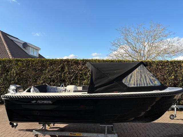 Admiral 435 met Suzuki 15 PK 4 Takt (bj 2012), Watersport en Boten, Sloepen, Gebruikt, 3 tot 6 meter, Overige brandstoffen, Polyester