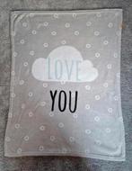 Hema baby deken, Huis en Inrichting, Woonaccessoires | Kussens, Ophalen of Verzenden, Zo goed als nieuw, Wit, Rechthoekig