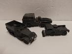 3 Legervoertuigen Dinky Toys Berliet en Half Track, Hobby en Vrije tijd, Modelauto's | 1:43, Ophalen of Verzenden, Gebruikt, Dinky Toys