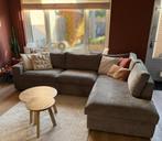 Hoekbank WOOOD - Rib Grijs, Huis en Inrichting, Banken | Bankstellen, Ophalen, 250 tot 300 cm, Rib, Grijs, Hoekbank