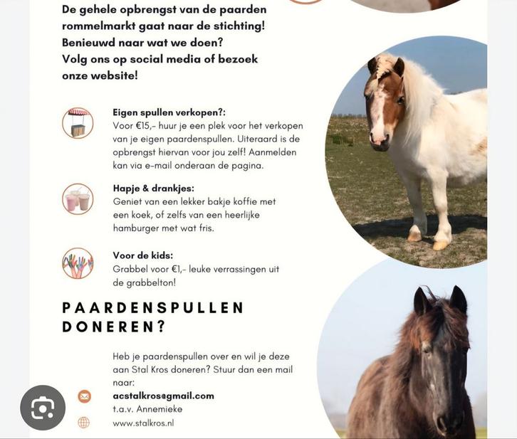 Gratis, Dieren en Toebehoren, Paarden en Pony's | Overige Paardenspullen, Overige soorten, Ophalen of Verzenden