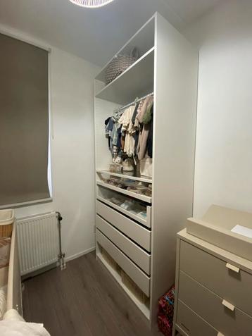 Nieuw Ikea PAX Kast - Wit, 4 lades, uittrek la, glazen plaat beschikbaar voor biedingen
