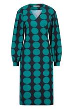 Studio anneloes travelstof wrapdress nieuw, Maat 38/40 (M), Nieuw, Ophalen of Verzenden, Onder de knie