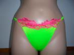 satijn string TEZENIS, Kleding | Dames, Ondergoed en Lingerie, Verzenden, Groen, String