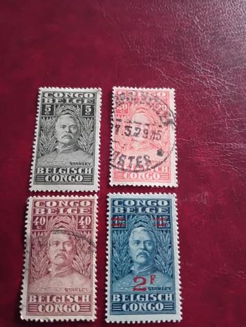 Postzegels Belgisch Congo - Stanley beschikbaar voor biedingen