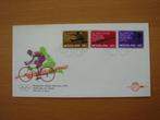 NVPH E120 1e Dag-enveloppe Olympiade Munchen 1972, Ophalen of Verzenden, Onbeschreven, Nederland