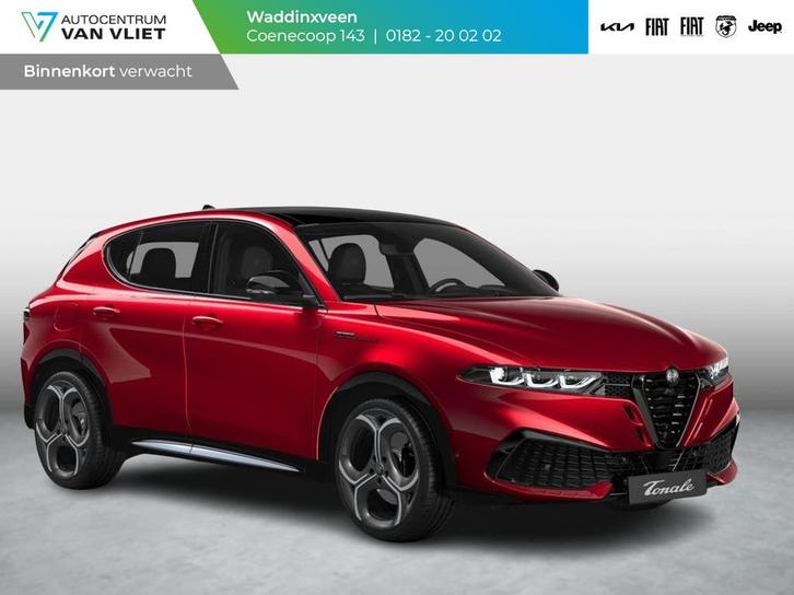 Alfa Romeo Tonale Ibrida Plug-In Q4 270pk AWD Sport Speciale, Auto's, Alfa Romeo, Bedrijf, Te koop, Tonale, 360° camera, ABS, Achteruitrijcamera