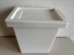 ️ Bijna nieuwe IKEA prullenbak met deksel – wit & stijlvol, Ophalen, Zo goed als nieuw, Kunststof, Minder dan 50 cm