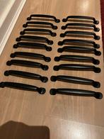 18 Matzwarte Keukenkast Handgrepen - 128mm, Ophalen, Zo goed als nieuw