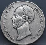 Zilveren rijksdaalder 1847 - 2 1/2 gulden 1847 - Willem 2, Verzenden, Zilver, Losse munt, 2½ gulden