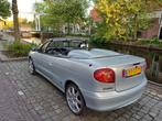 Cabrio Renault Mégane 1.6 16V 2001 Zilver Achterbank Roadbox, Auto's, Voorwielaandrijving, Zwart, 4 cilinders, Cabriolet