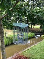 Vogelvoedersilo met kooi, Ophalen of Verzenden, Gebruikt
