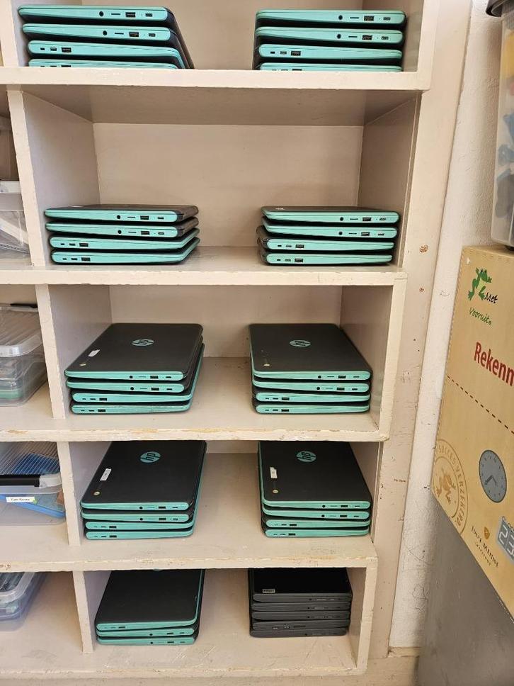 Partij 35 van HP Chromebooks 11 G7, Computers en Software, Chromebooks, Gebruikt, 12 inch, 4 GB of minder, 32 GB of minder, Qwerty