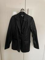 Primark leather look blazer maat 38, Kleding | Dames, Ophalen of Verzenden, Zo goed als nieuw, Maat 38/40 (M), Zwart