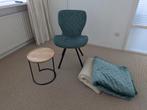 Stoel,tafeltje,sprei en wollen deken, Huis en Inrichting, Ophalen, Eenpersoons, Deken of Dekbed
