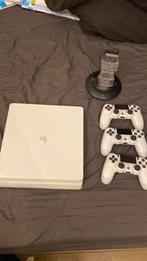 PlayStation 4 wit 500 GB(opslag), Spelcomputers en Games, Spelcomputers | Sony PlayStation 4, Original, Met 1 controller, Zo goed als nieuw