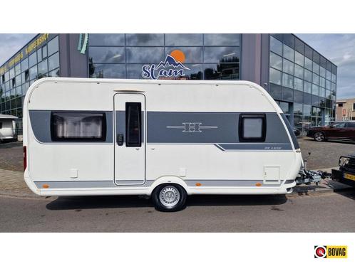Hobby De Luxe 460 ufe mover voortent fietsenrek, Caravans en Kamperen, Caravans, tot en met 5, 1000 - 1250 kg, Rondzit, Hobby
