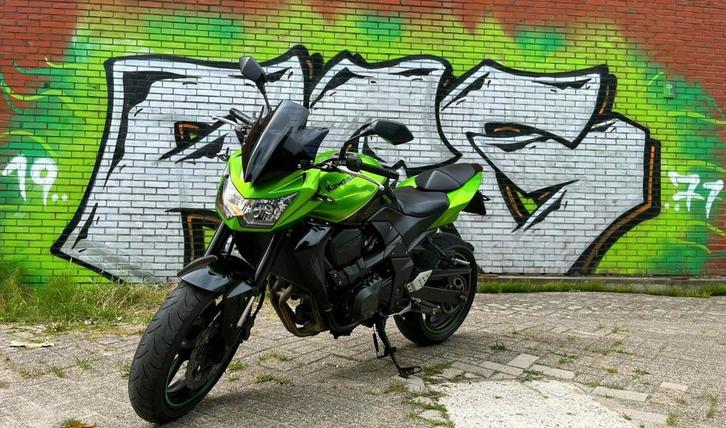 Kawasaki Z750 groen, Motoren, Motoren | Kawasaki, Particulier, Naked bike, meer dan 35 kW, 4 cilinders, Ophalen