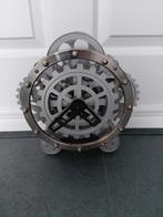 invotis Klok met Bewegende Tandwielen, Huis en Inrichting, Ophalen of Verzenden