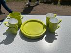 12 delig mepal servies, Caravans en Kamperen, Ophalen of Verzenden, Zo goed als nieuw