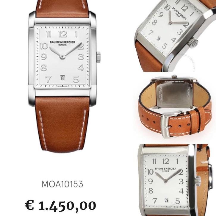 NIEUW HORLOGE Baume et Mercier Hampton Quartz -30% KORTING, Sieraden, Tassen en Uiterlijk, Overige Accessoires, Nieuw, Ophalen of Verzenden