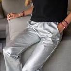 Zeeman - Zilverkleurige PU broek | maat 164, Ophalen of Verzenden, Zeeman, Meisje, Broek
