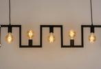 Industriële plafond hanglamp, Huis en Inrichting, Ophalen of Verzenden, Zo goed als nieuw