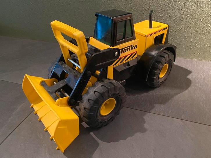 Tonka Classic Steel Front Loader - Speelgoed, Kinderen en Baby's, Speelgoed | Speelgoedvoertuigen, Zo goed als nieuw, Ophalen