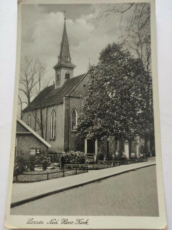 J1099 Losser, Verzamelen, Ansichtkaarten | Nederland, Noord-Holland, 1920 tot 1940, Ophalen of Verzenden