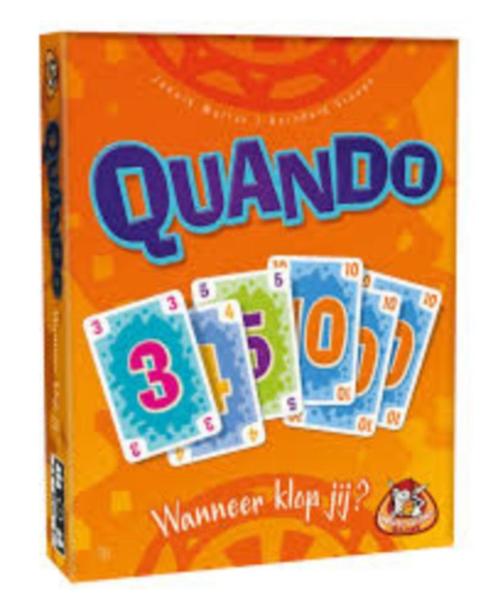 Quando - Kaartspel | 40 % Korting - Nieuw in doos, Hobby en Vrije tijd, Gezelschapsspellen | Kaartspellen, Nieuw, Een of twee spelers