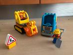 Duplo graafmachine en kiepauto 10812, Verzenden, Zo goed als nieuw, Duplo