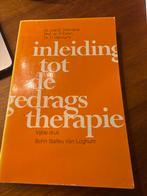 Inleiding tot de gedragstherapie - Orlemans e.a., Ophalen of Verzenden, Gelezen, Klinische psychologie