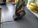 Vlinder Schemerlamp Glas in Lood - 24cm, Huis en Inrichting, Ophalen of Verzenden