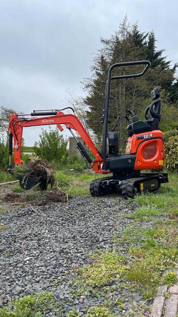 MINIKRAAN EN RUPSDUMPER TE HUUR beschikbaar voor biedingen