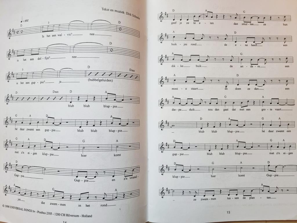De Liedjesspeeltuin 3 - Dirk Scheele, Ophalen of Verzenden, Zo goed als nieuw, Thema, Piano