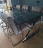 Richmond eettafel met 6 stoelen origineel richmond, Ophalen, 50 tot 100 cm, Zo goed als nieuw, Vijf personen of meer